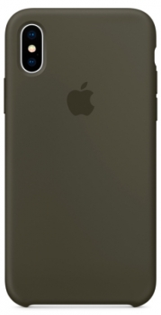 Чехол для iPhone X Apple Silicone Dark Olive